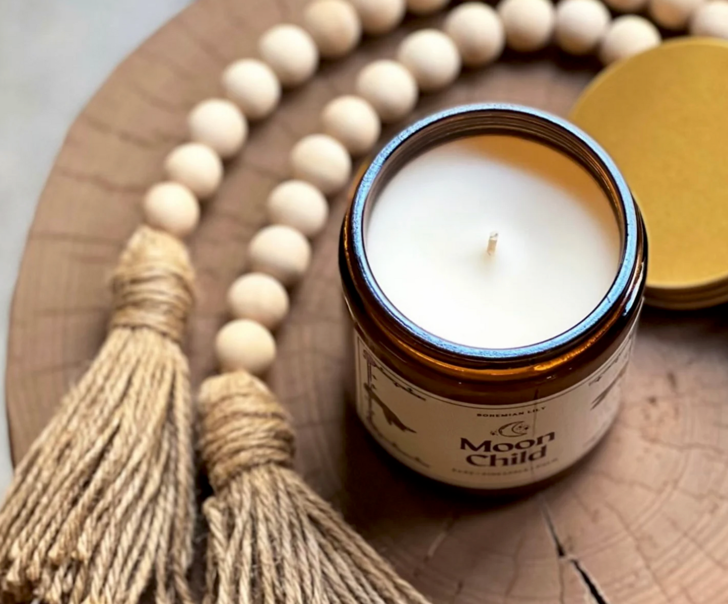 Moon Child Tarot Candle